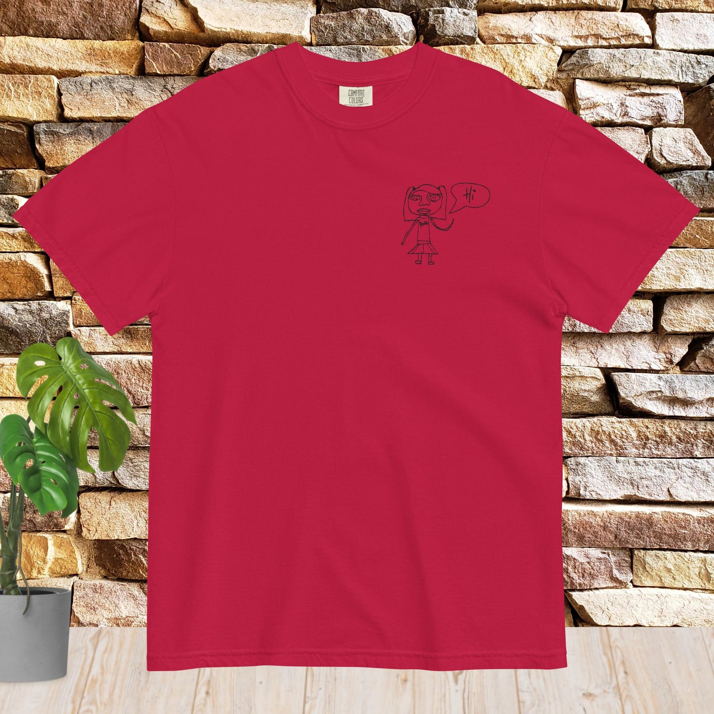 Rock Girl Embroidery T-Shirt
